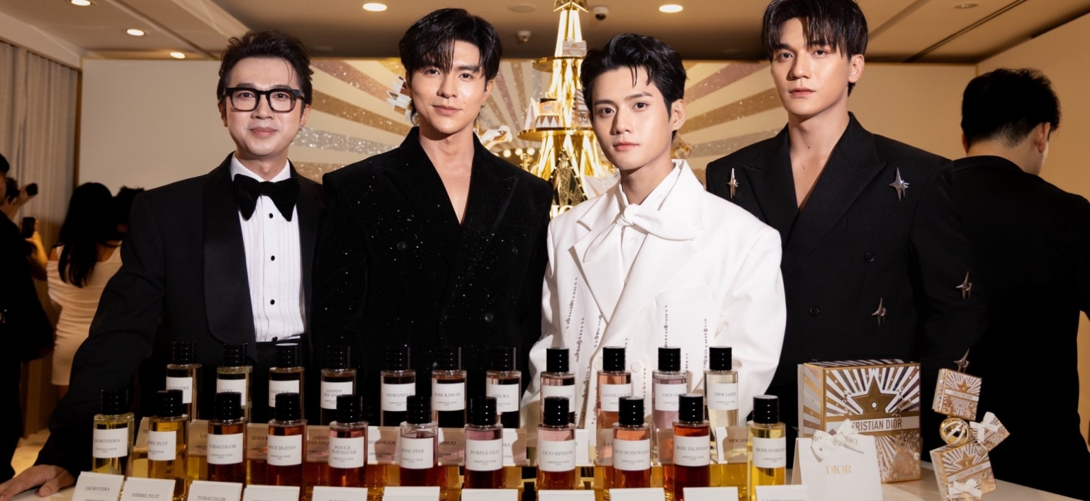 Steven Nguyễn, Đỗ Nhật Hoàng, Đình Khang hóa “hoàng tử” tại sự kiện của nhà mốt Dior