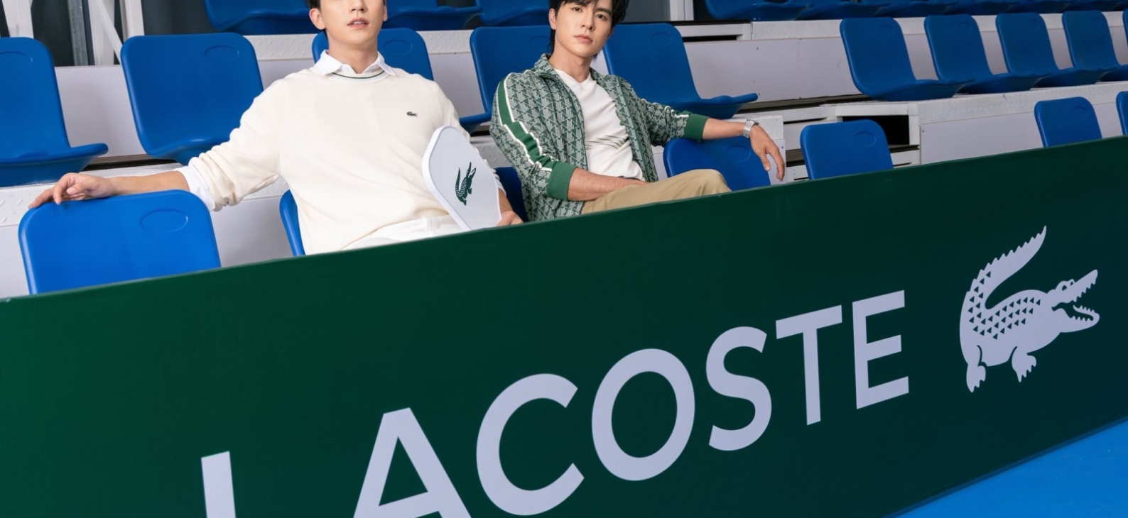Steven Nguyễn và Đỗ Nhật Hoàng khuấy động sân pickleball Lacoste với phong cách thanh lịch và năng động
