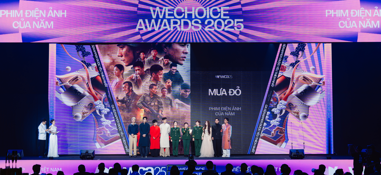 WeChoice Awards 2025: Steven Nguyễn chiến thắng hạng mục Diễn viên được yêu thích nhất, “Mưa đỏ” được vinh danh Phim điện ảnh của năm