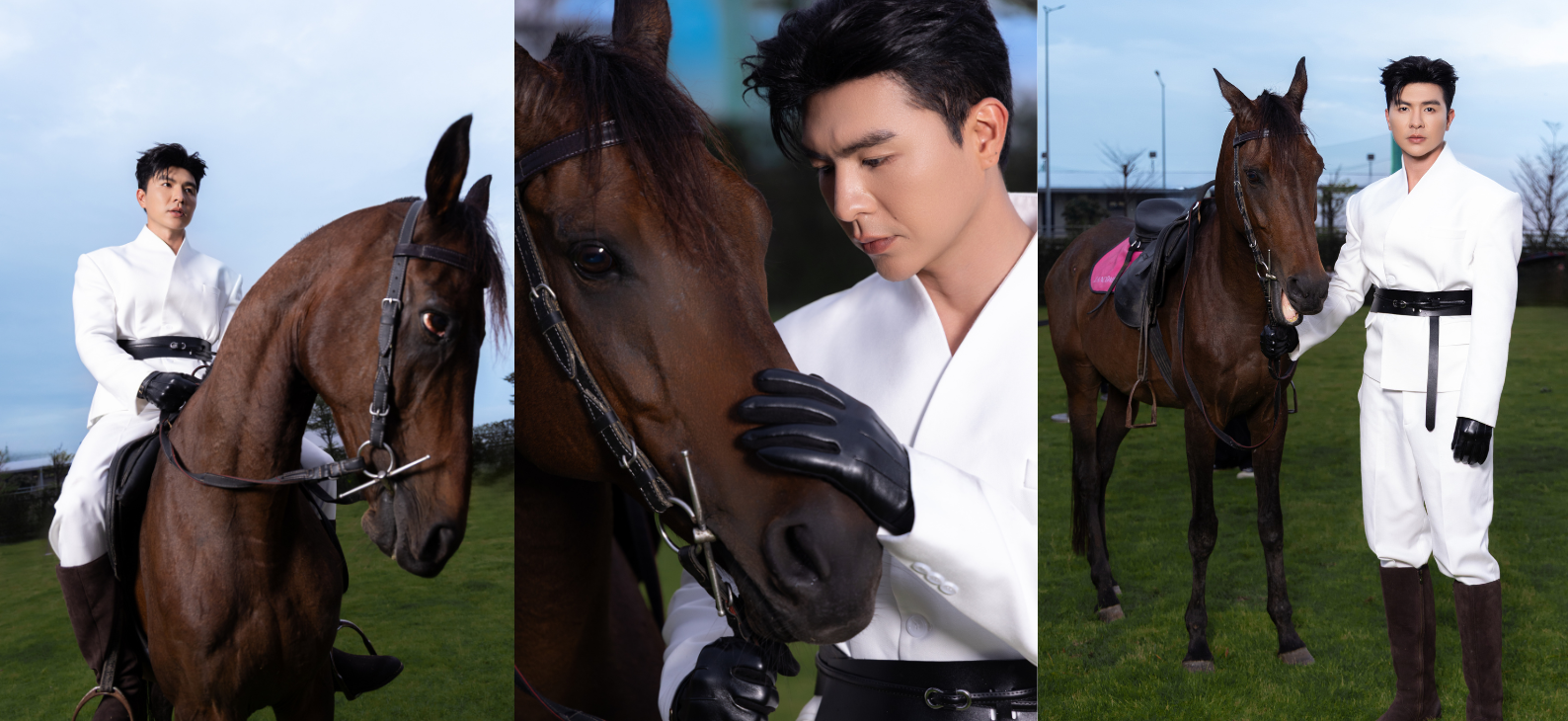 Giao diện “bạch mã hoàng tử” của Steven Nguyễn tại sự kiện Thăng Hạng Nhan Sắc - Mã Đáo Thành Công của Lancôme