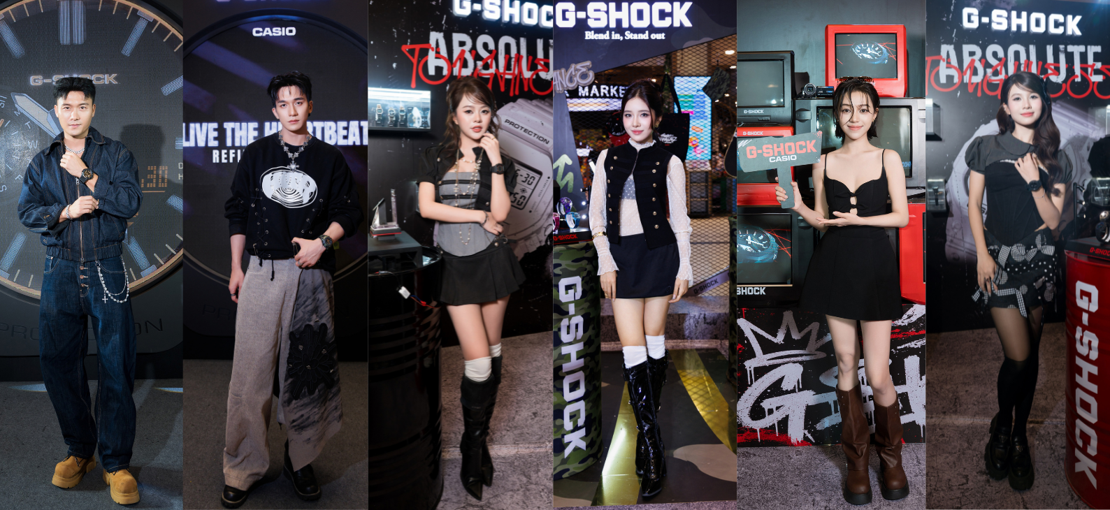 Dàn nghệ sĩ Fusion Management Agency trải nghiệm tại G-SHOCK “LIVE THE HEARTBEAT”