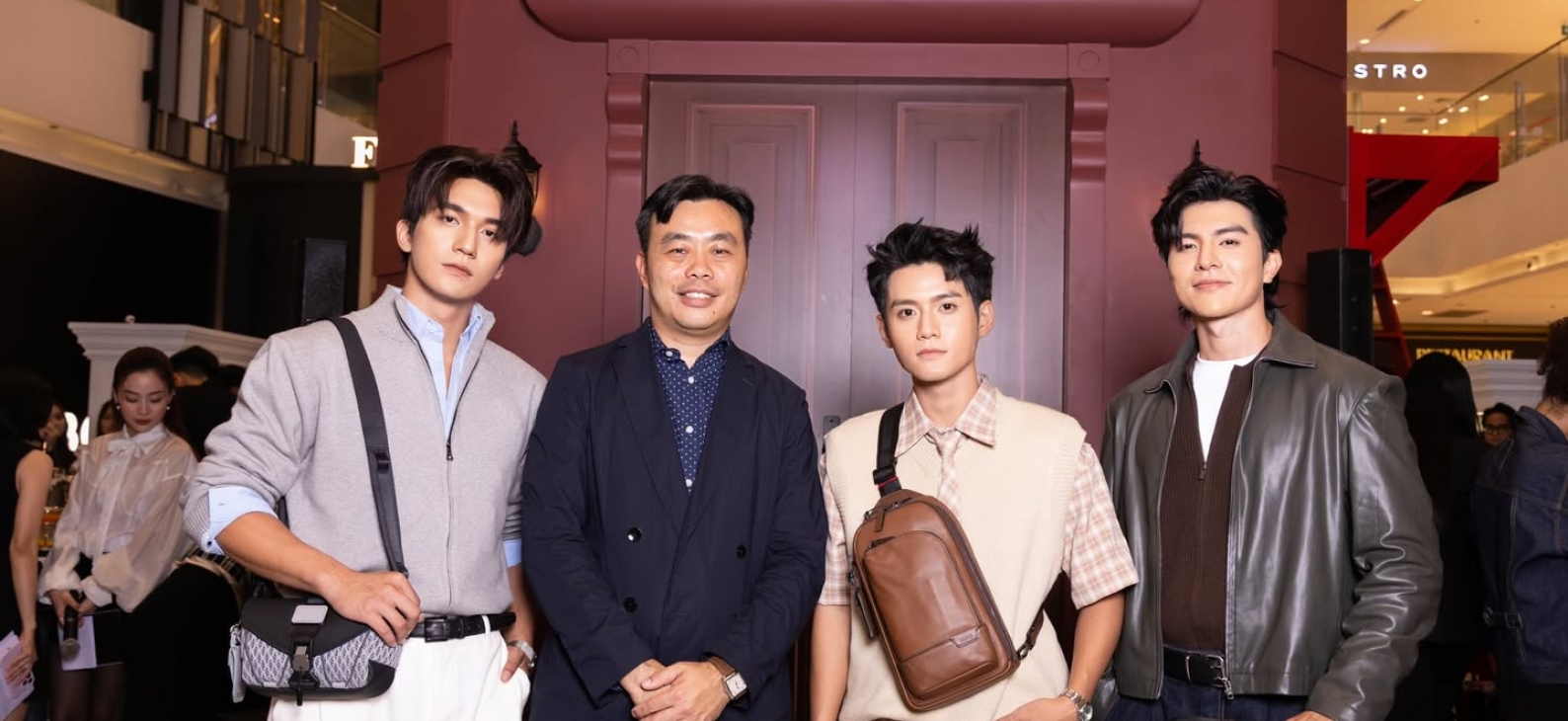 Steven Nguyễn, Đỗ Nhật Hoàng, Đình Khang tại sự kiện thương hiệu TUMI