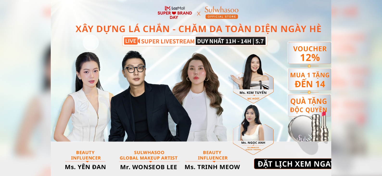 Beauty blogger Yên Đan xuất hiện cùng dàn KOL lớn tại SUPER LIVESTREAM kết hợp cùng Lazmall và Sulwhasoo