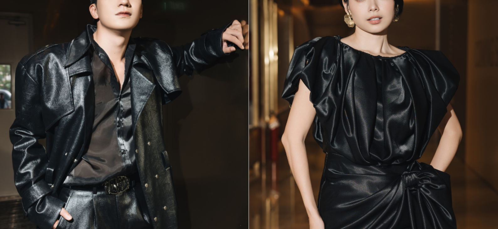 Đỗ Nhật Hoàng và Xuân Văn tại Emerge Fashion Show 2025 của nhà thiết kế Đỗ Long