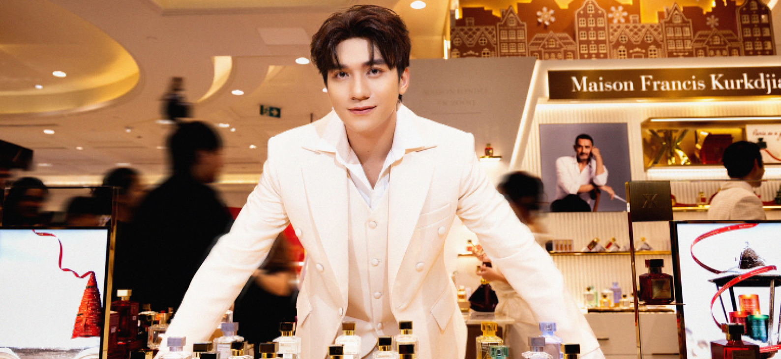 Đỗ Nhật Hoàng tại sự kiện Grand Opening của Maison Francis Kurkdjian