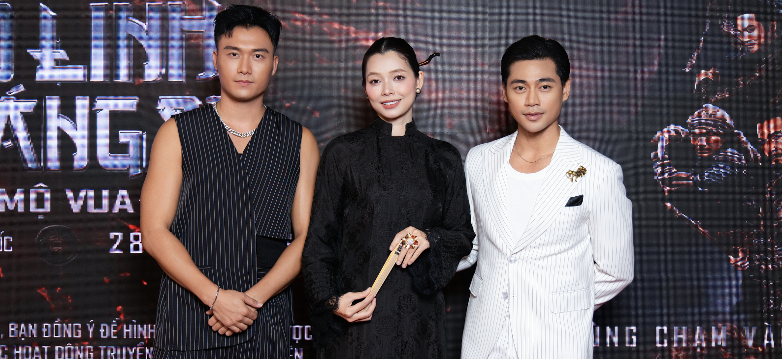 Diễn viên Xuân Văn và Xuân Phúc tham dự thảm đỏ ra mắt dự án "Hộ Linh Tráng Sĩ" 