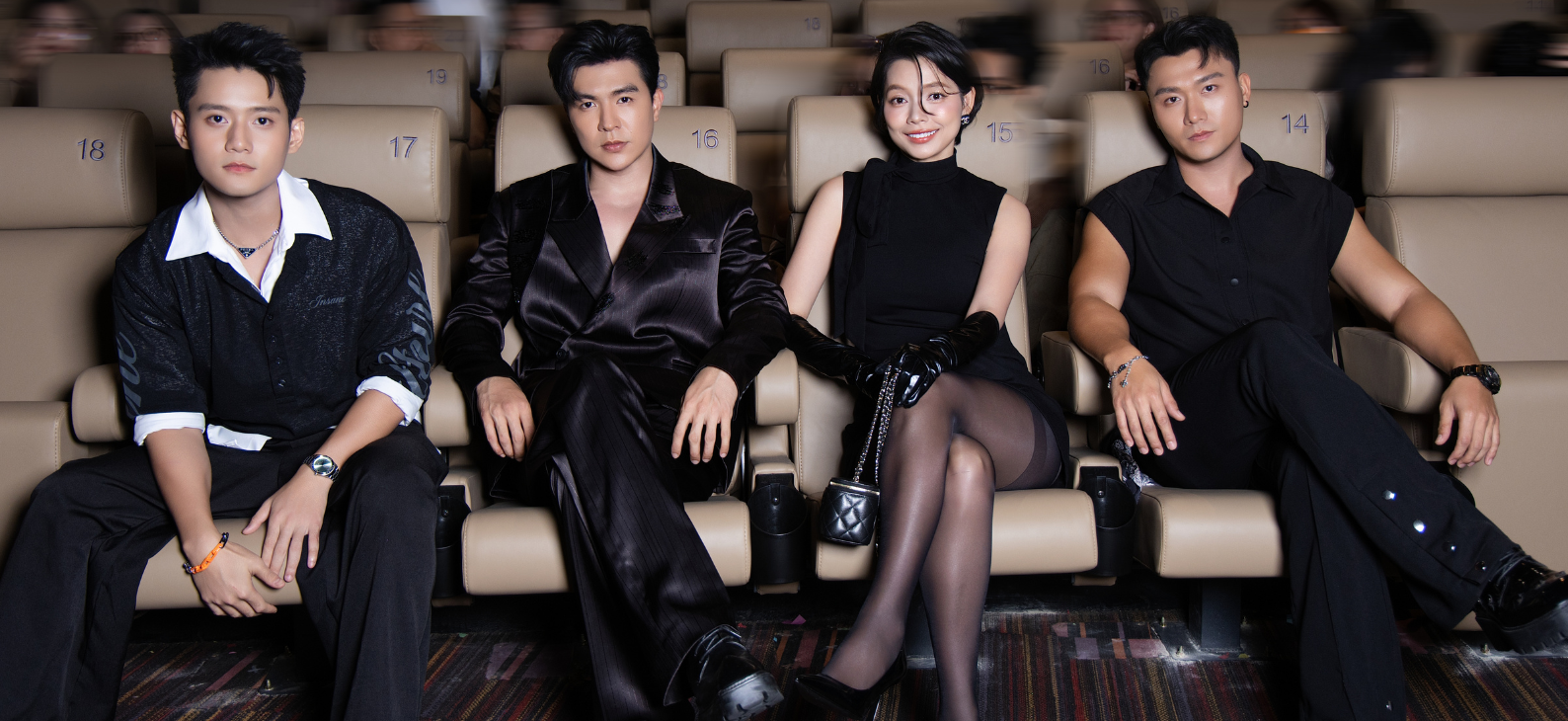 Steven Nguyễn, Đình Khang, Xuân Phúc và Xuân Văn tham dự thảm đỏ ra mắt phim điện ảnh “Heo 5 Móng”