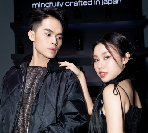 Couple Giang Ngô - Thư Lê tiếp tục “chiếm sóng” tại sự kiện shu uemura