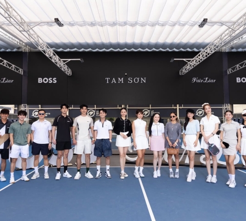 Steven Nguyễn, Đỗ Nhật Hoàng, Đình Khang “đổ bộ” sân pickleball tại sự kiện  thương hiệu BOSS