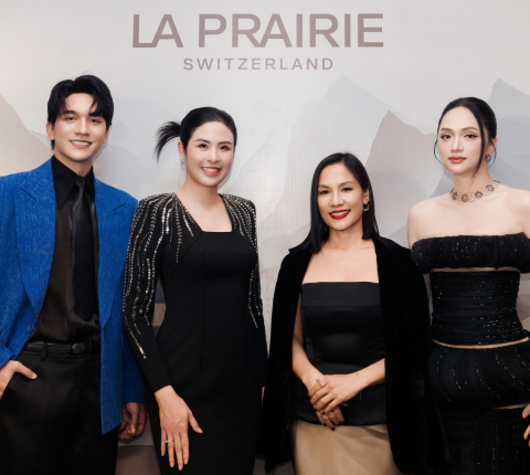 Đỗ Nhật Hoàng tham dự sự kiện khai trương của thương hiệu La Prairie tại Hà Nội