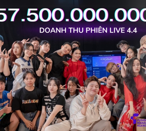 Phạm Thoại tiếp tục xô đổ kỷ lục với 57,5 tỷ doanh thu từ phiên live 4.4