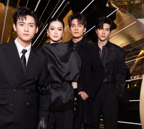 Steven Nguyễn, Đỗ Nhật Hoàng, Đình Khang tỏa sáng tại sự kiện YSL Holiday Pop-Up