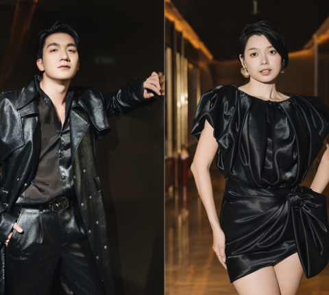 Đỗ Nhật Hoàng và Xuân Văn tại Emerge Fashion Show 2025 của nhà thiết kế Đỗ Long