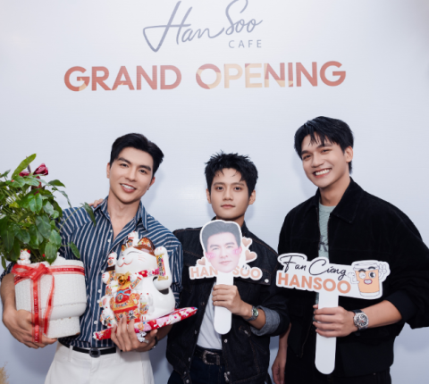 Diễn viên Steven Nguyễn khai trương Hansoo Cafe 
