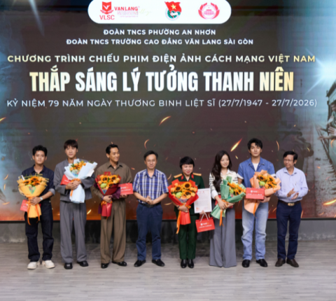 Đỗ Nhật Hoàng và Đình Khang tham gia chương trình giao lưu điện ảnh cách mạng cùng "Mưa Đỏ"