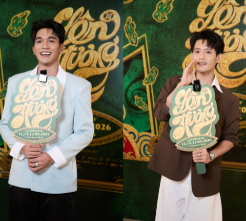 Đỗ Nhật Hoàng và Đình Khang xuất hiện tại thảm đỏ premiere "Lên Hương"