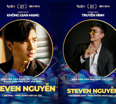 Chúc mừng diễn viên Steven Nguyễn xuất sắc nhận hai đề cử tại giải thưởng Ngôi Sao Xanh 2024