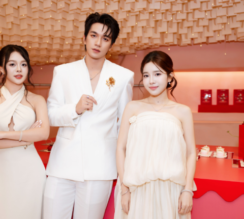Đỗ Nhật Hoàng, Luna và Chu Nhã Mi hội ngộ tại sự kiện SK-II x POP MART - "Free to Bare Your Love"