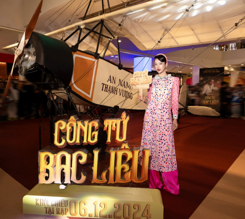 Trình Mỹ Duyên xuất hiện sang chảnh tại họp báo phim “Công Tử Bạc Liêu”